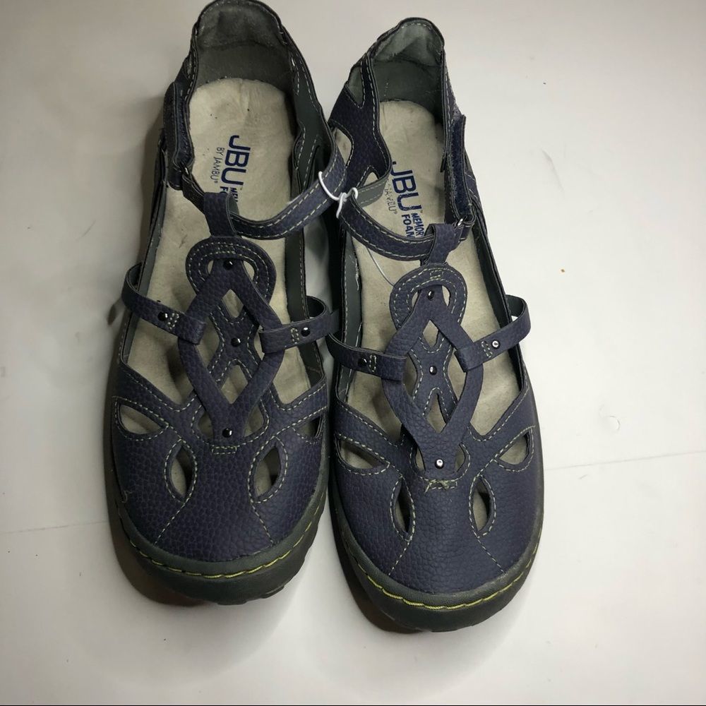 Jambu Memory Foam Size 8 M Sandal Gray Sydney